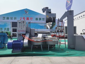 380v Voltage Cold Press Oil Extractor Peanut Oil Press Machine 120 - 160kg/H Capacity