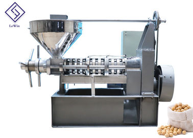 Stainless Steel Screw Press Separator Soybean Oil Making Machine For Edible Oil