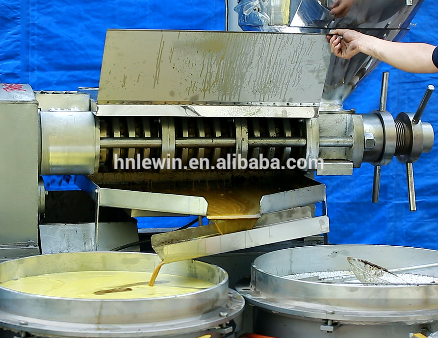 120-160 Kg/h Capacità Macchina di pressatura per olio a vite con dimensioni 2*1,6*2,7m