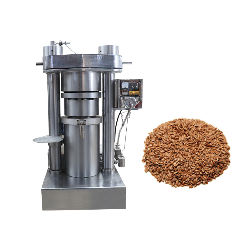 220V/380V Voltage Hydraulic Flax seed Oil Press Machine con motore da 2,2 KW e rendimento dell'olio da 90% a 95%