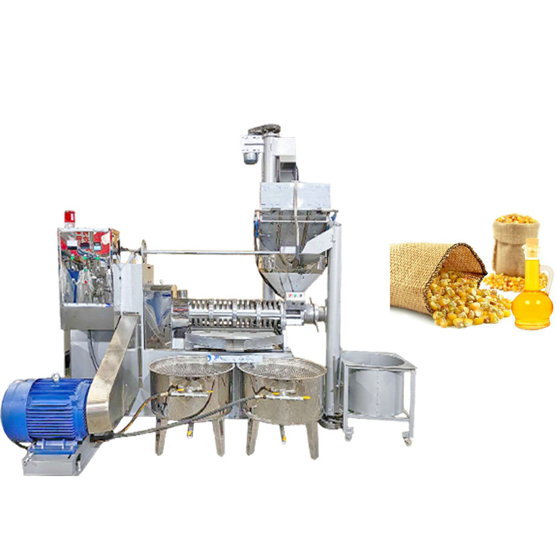 Apparecchiature per l'estrazione dell'olio di semi di cotone per germi di mais personalizzabili Capacità 1000 kg/h