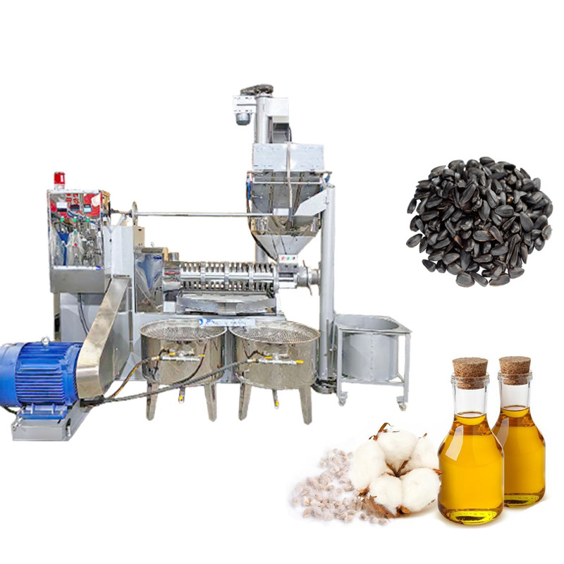 Apparecchiature per l'estrazione dell'olio di semi di cotone per germi di mais personalizzabili Capacità 1000 kg/h