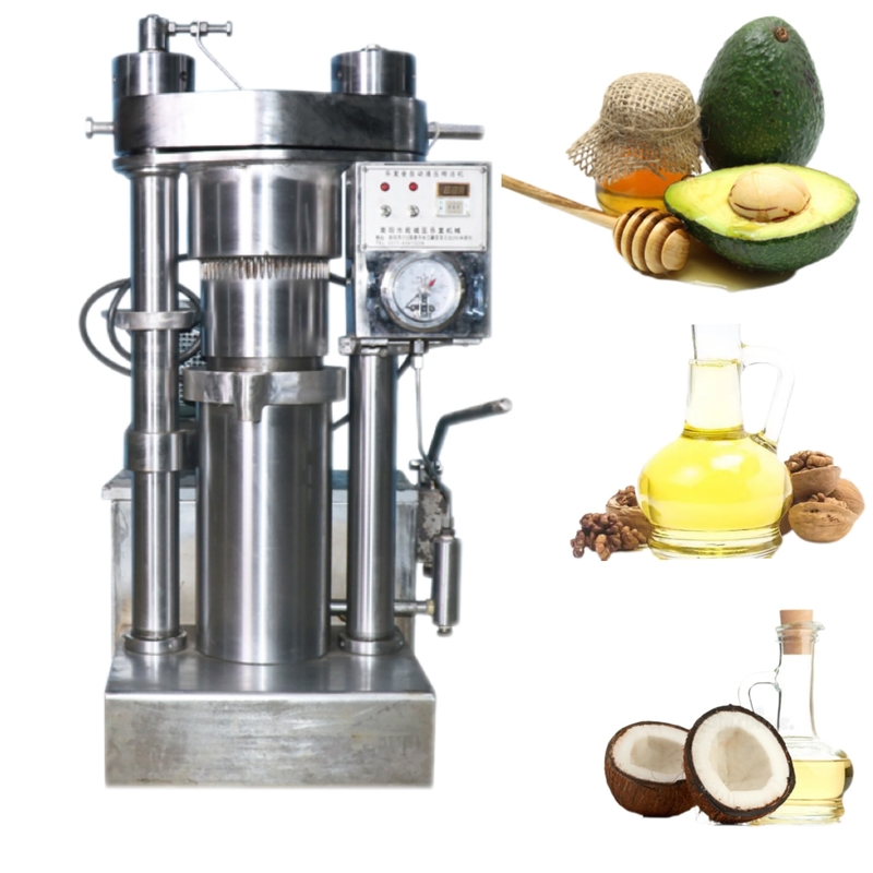 Mini tipo macchinario freddo di fresatura dell'olio di avocado della macchina della stampa di olio idraulico