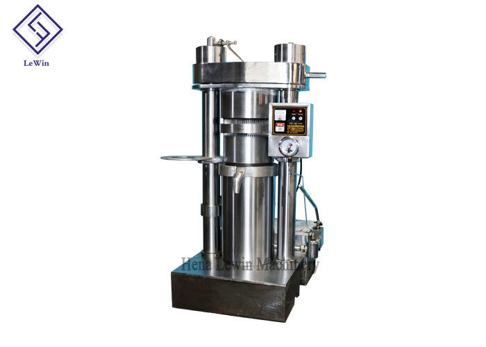 Hydraulic Pressing Castor Oil Extraction Machine , Small Oil Expeller ISO Certification