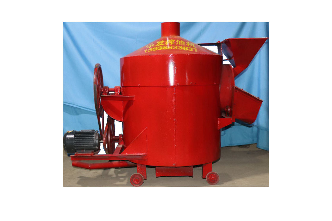 Attrezzatura di torrefazione dell'arachide di colore rosso, girarrosto elettrico commerciale per le colture oleaginose