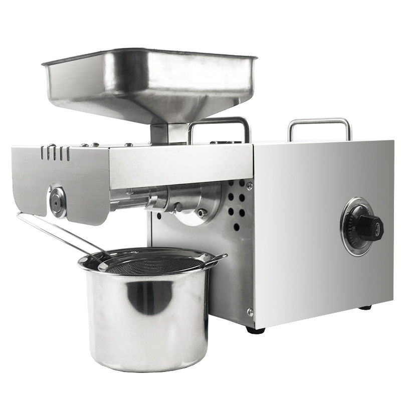 Espulsore di rivestimento di acciaio inossidabile Mini Oil Press Home Oil per la fabbricazione dell'olio da tavola