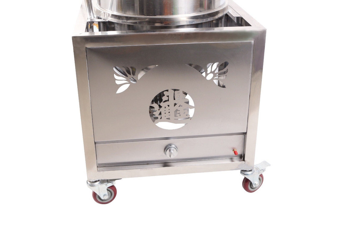 Popcorn sferico del riscaldamento a gas che fa macchina 50w con acciaio inossidabile pieno