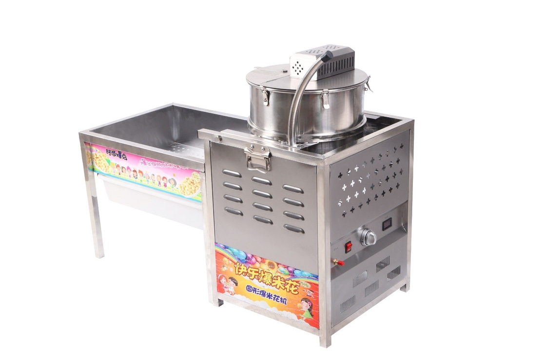 macchina per fare i popcorn portatile del cereale di forma della palla della macchina del popcorn del bollitore con il miscelatore automatico